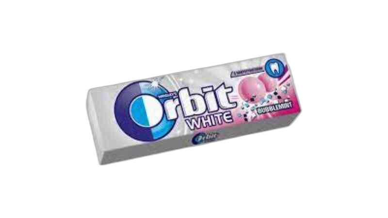 ორბიტი-საღეჭი რეზინი თეთრი ბაბლმინტი 14გრ