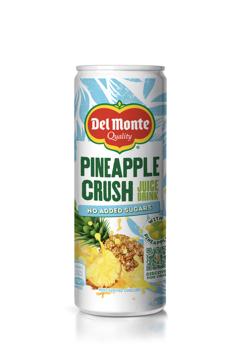 Del Monte, დელ მონტე - ანანასის წვენი ნაყოფით, დამატებული შაქრის გარეშე