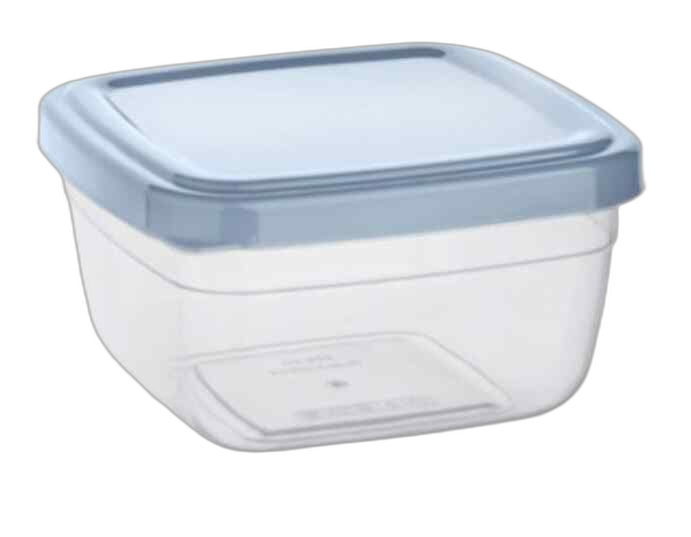 კონტეინერი პლასტმასის 1500მლ 165x165x87მმ QS185 QS