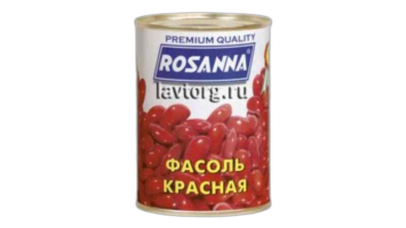 "ROSANNA"- წითელი ლობიო 400გრ. გასახ.