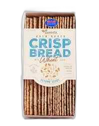 "crisp bread-ხრაშუნა პური სეზამის მარცვლებით 130გრ
