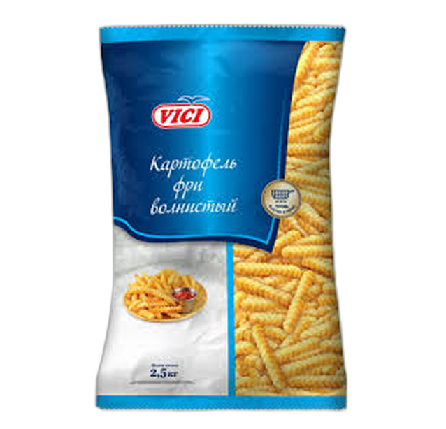 "VICI"- კარტოფილი ფრი 12X12 2.500კგ
