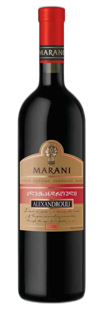 თელავის მარანი - ალექსანდროული,წითელი ნახევრადტკბილი  0.75ლ