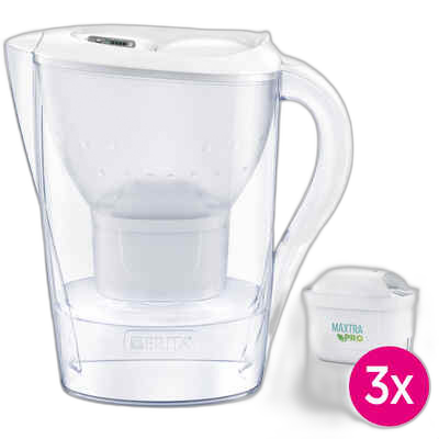 BRITA Marella White (+ 3 MXPRO)