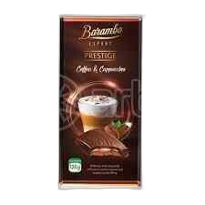 რძიანი შოკოლადის ფილა „BARAMBO   EXPORT PRESTIGE“ კაპუჩინო-ყავის.მუსით 125გრ