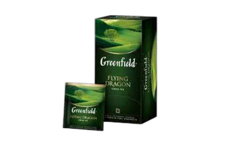 "GREENFIELD"-მწვანე ჩაი "ფლაინგ დრაგონ"2გრX25ც