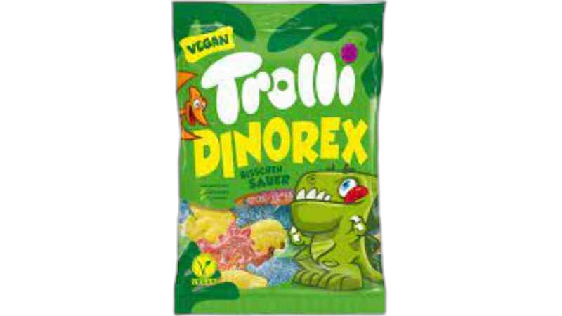 Trolli-ჟელიბონი "დინოზავრები" 100გრ