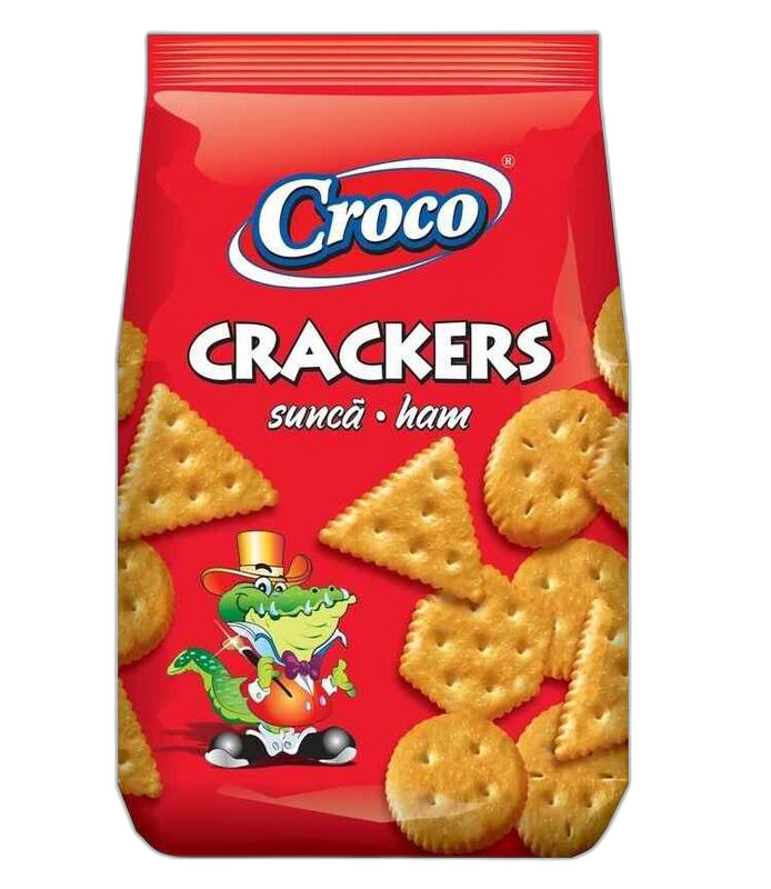 CROCO-კრეკერი ბეკონის არომატით 100გრ
