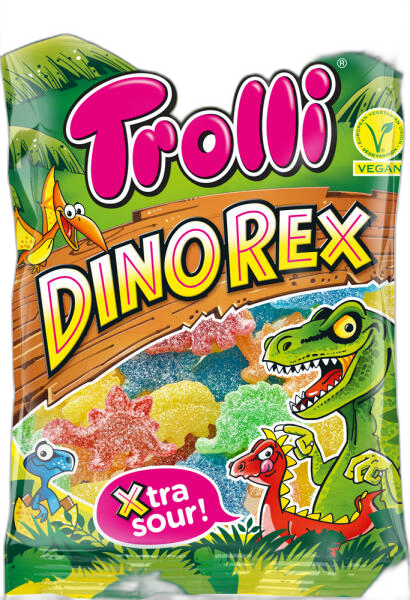Trolli-ჟელიბონი "დინოზავრები" 100გრ