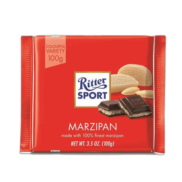 "Ritter sport"- შოკოლადი მარციპანით