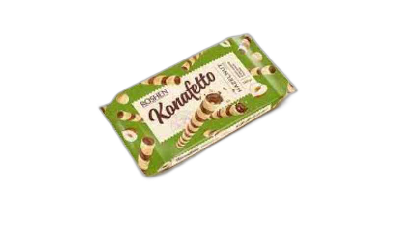 Roshen- ვაფლის ჩხირები თხილის კრემით 140გრ