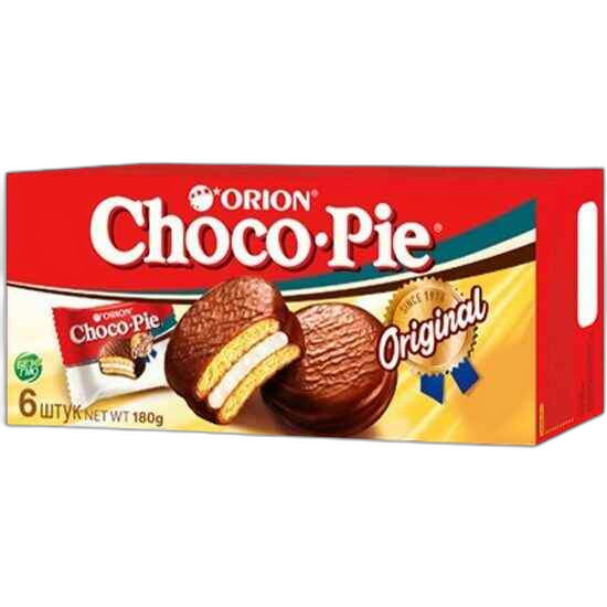 CHOCO PIE- ბისკვიტი შოკოლადით 6ც.