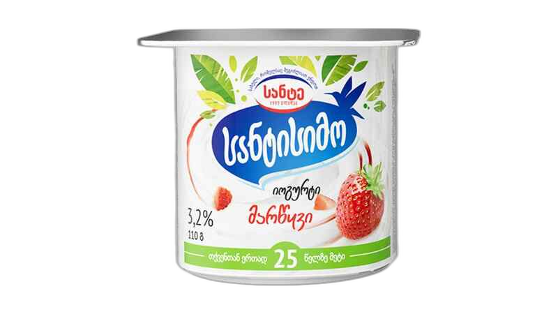 სანტისიმო იოგურტი მაწყვით 3.2% 110 გ.