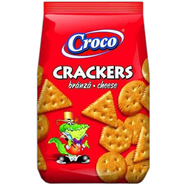 CROCO-კრეკერი ყველის არომატით 100გრ