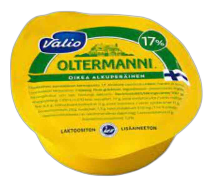 ყველი /Valio/ "ოლტერმანი" 17% 39371 /22*450 გრ
