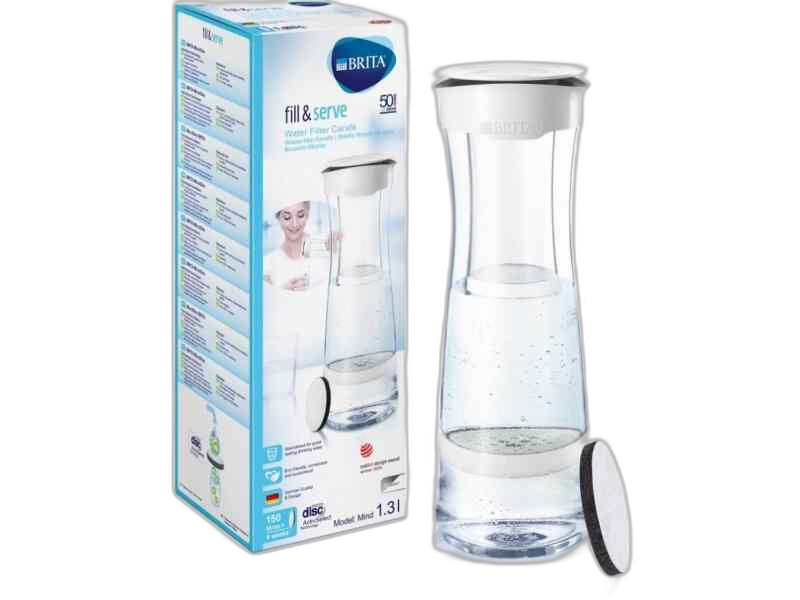 BRITA წყლის გასაფილტრი თეთრი გრაფინი