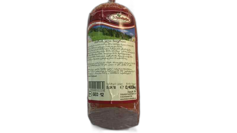 "Schirnhofer"- მოხ.ძეხვი"ნივრიანი პარიზული"400გრ