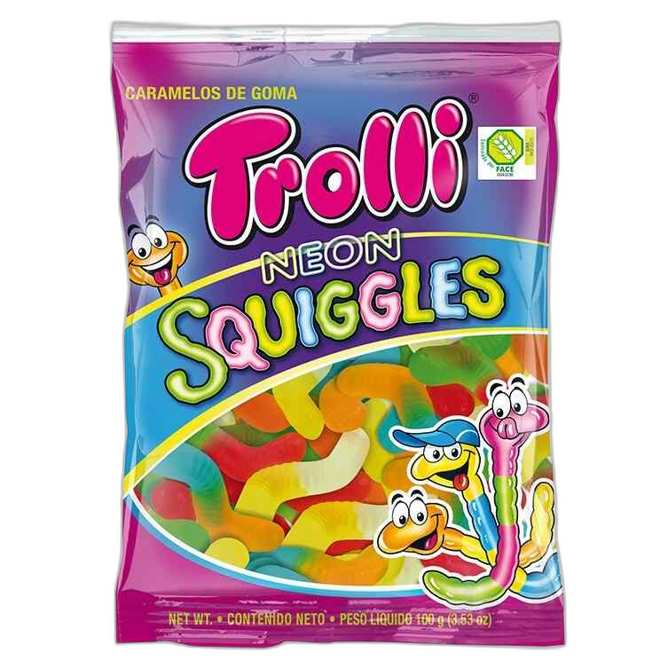 Trolli-ჟელიბონი "ჭიები" 100გრ