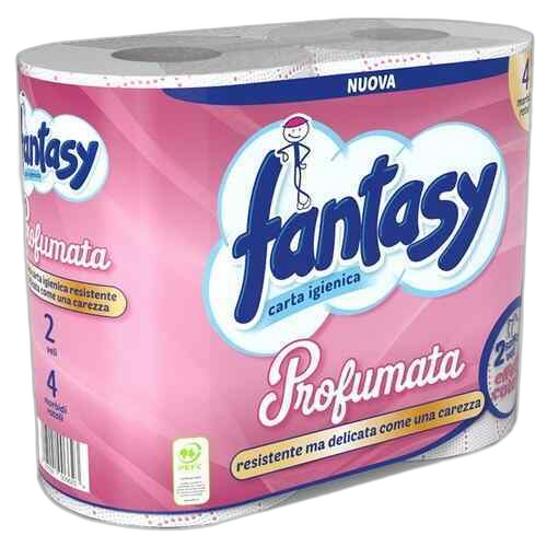 Fantasy-ტუალეტის ქაღალდი სურნელოვანი 4 ც. 2 ფენიანი- დელიკატური