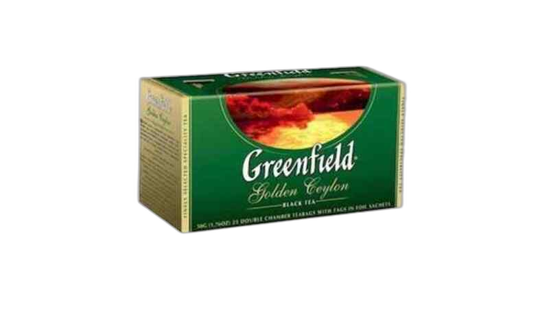 "GREENFIELD"-შავი ჩაი "გოლდენ ცეილონ" 2გრX25ც