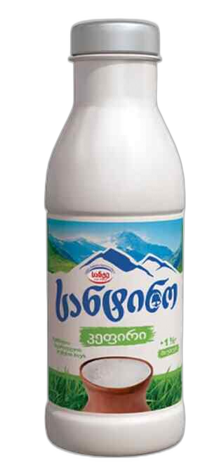 სანტინო კეფირი მსუბუქი 1% 450 გ.