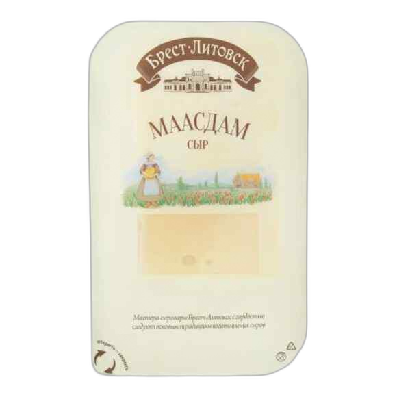 ყველი /სავუშკინ პროდუქტ/ ნახევრად მყარი"ბრესტ-ლიტოვსკ" ,მასდამი" 45 % 8*130გრ