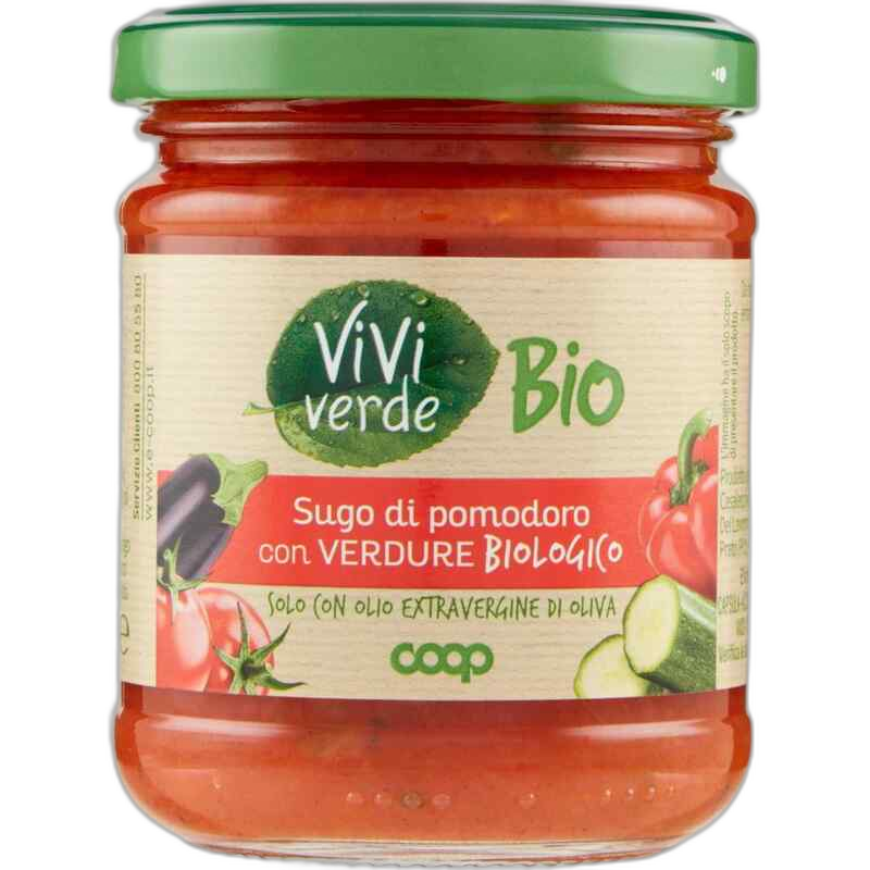 "COOP"- ბიო პომიდვრის და ბოსტნეულის სოუს პასტა 190 გრ