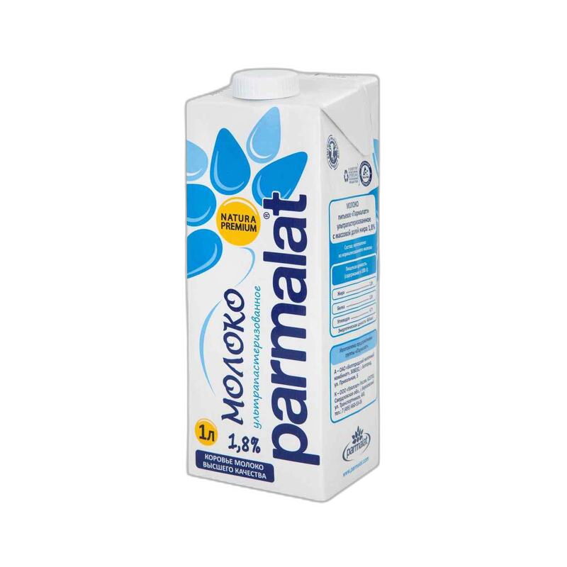 PARMALAT -  რძე  1.8 %    1000 მლ