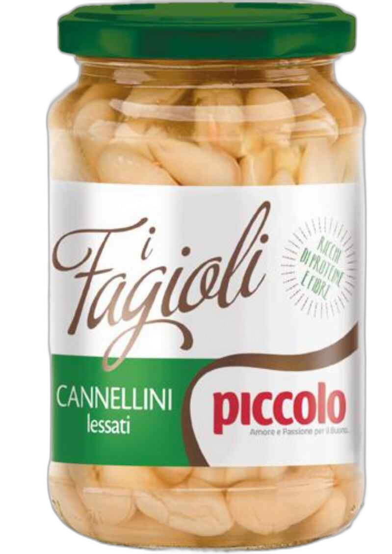 PICCOLO კონსერვირებული ლობიო კანელინი 360 გრ