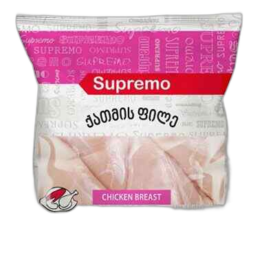 "SUPREMO"- ქათმის ფილე 500 გრ. /სუპრემო/