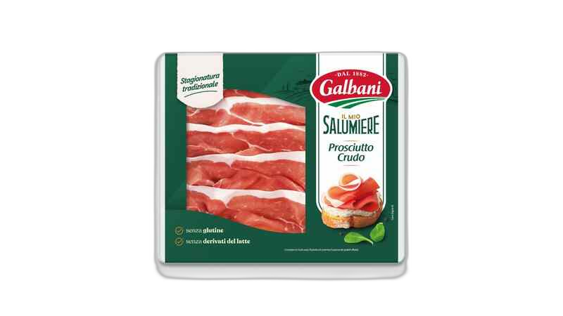 "Galbani"- ლორი პროშუტო კრუდო 100გX10