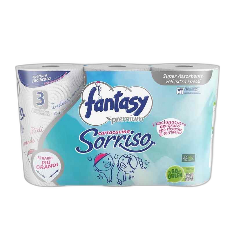 Fantasy სამზარეულოს ქაღალდი 3 ცალი-3 ფენა