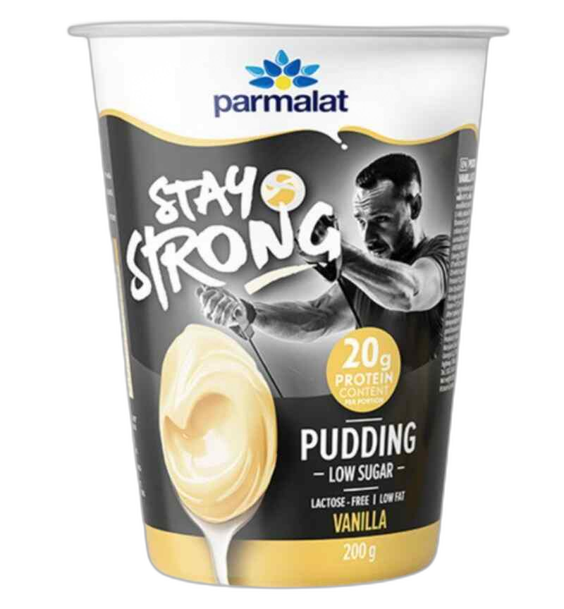 პარმალატი სთეი სთრონგ პროტეინის პუდინგი ვანილი 200 გ.