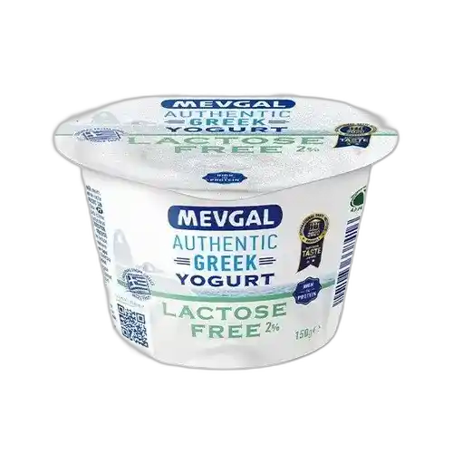 "მევგალ"- იოგურტი ბერძნული ულაქტოზო/უშაქრო 2 % 6*150 გრ