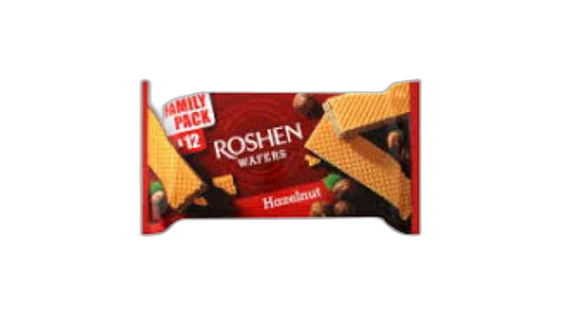 Roshen- ვაფლი თხილით 216გრ