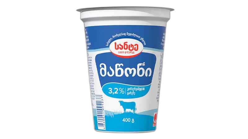 სანტე მაწონი 3.2% 400 გ.