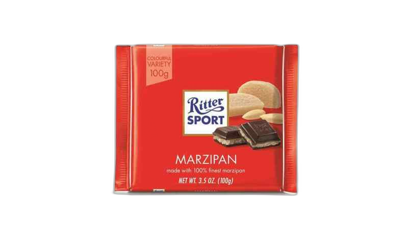 "Ritter sport"- შოკოლადი მარციპანით