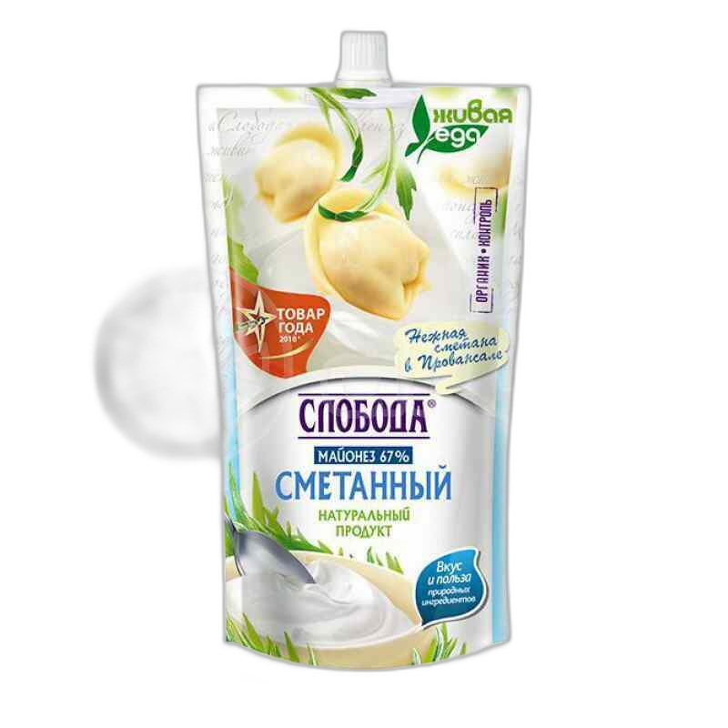 "სლობოდა"- მაიონეზი "პროვანსალი" არაჟნის 400 მლ. დოზატორით (24)