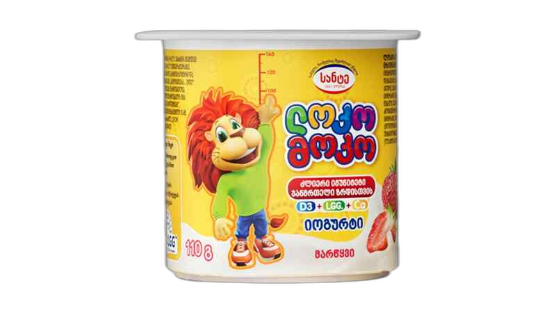 ლოკო მოკო იოგურტი მარწყვით 1.5% 110 გ.