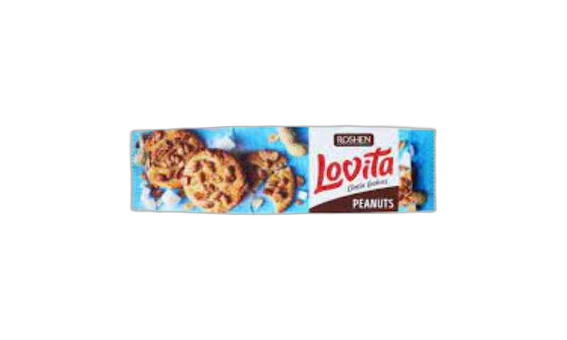 Lovita Classic COOKIES - ერბოზელილი ნამცხვარი არაქისი 150გრ