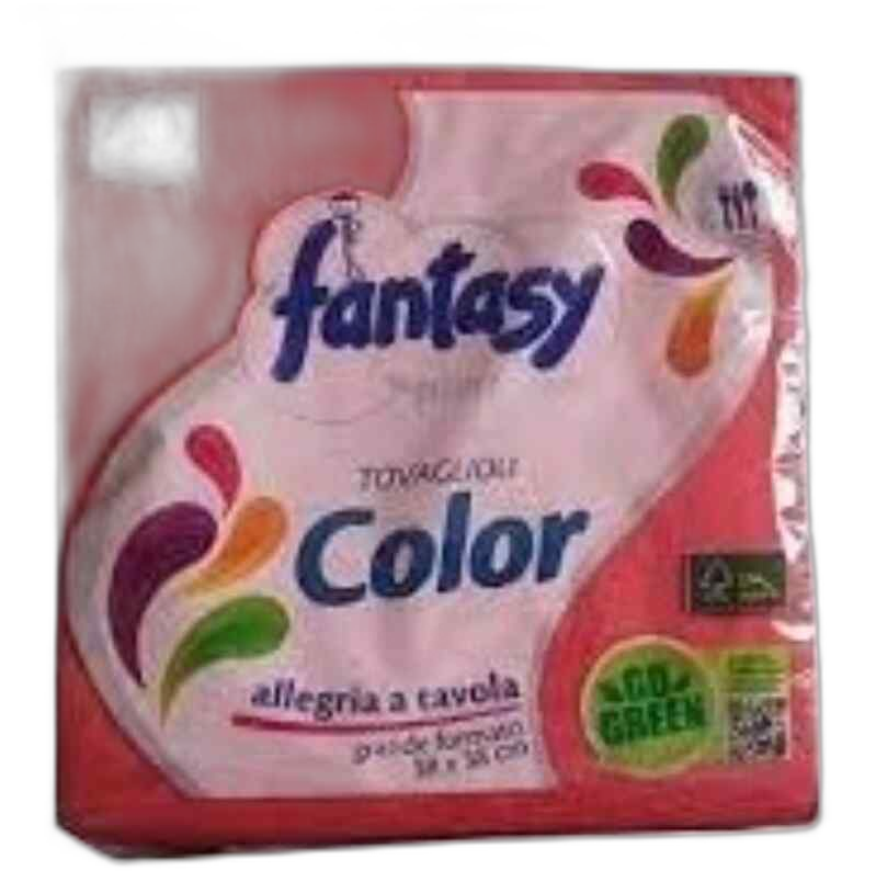 Fantasy -ხელსახოცი წითელი  40 ც 2 ფენიანი