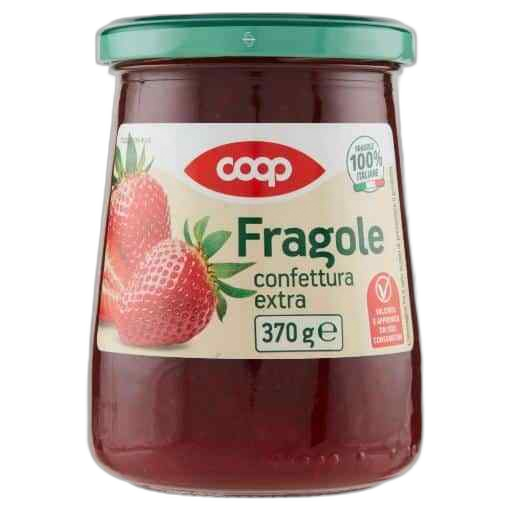 "COOP"- მარწყვის ჯემი 370 გრ.