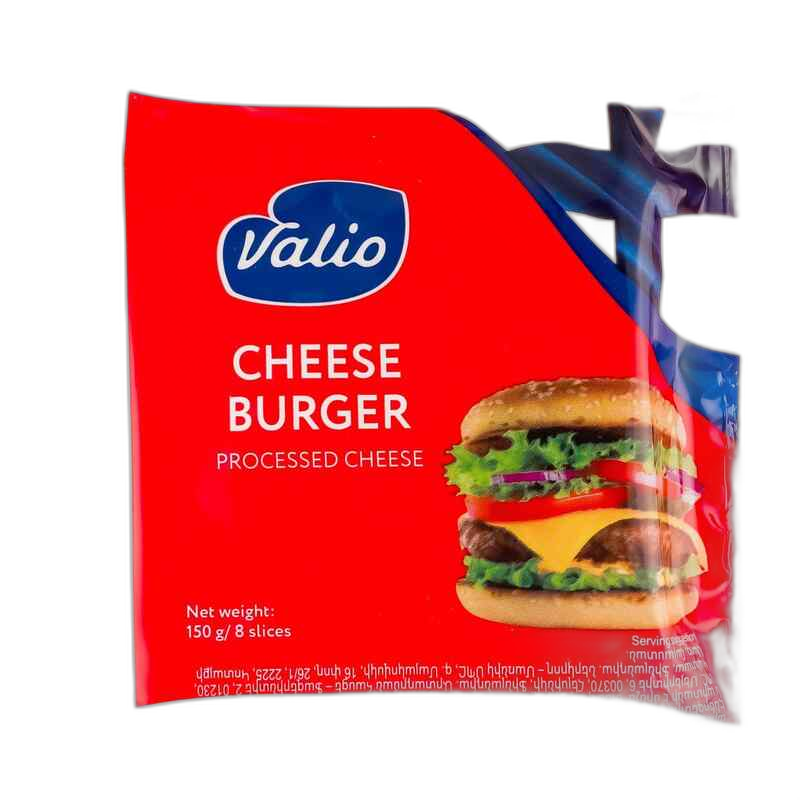 მდნარი ყველი /Valio/ "ვიოლა" ბურგერის ფენა 32*150 გრ