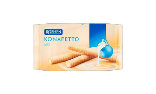Konafetto ვაფლის ჩხირები რძის გემოთი 140g, 15 ც
