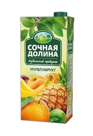 წვენი "სოჩნაია დოლინა" მულტიფრუქტი 0.95ლ