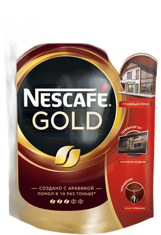 "NESCAFE"- ხსნადი ყავა გოლდი პაკეტი 220გრ