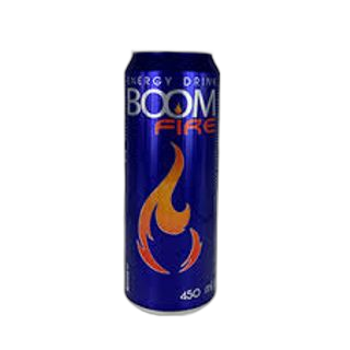 ენერგეტიკული სასმელი "BOOM FIRE" 450 მლ / 4860112000093