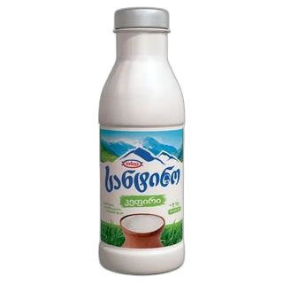 კეფირი სანტინო 450 გ 1% მსუბუქ