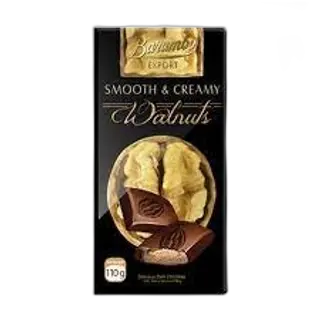 BARAMBO EXPORT-რძიანი შოკოლადის ფილა ნიგვზით.110გრ