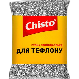 CHISTO ტეფლონის სახეხი ღრუბელი 1 ც (ჩისტო)